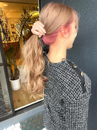 ロング 美髪矯正・レイヤー 倉友哉のヘアスタイル