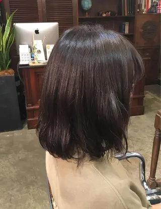 ミディアム カラー 𓍲꙳yamada haruna⋆ 𓍱のヘアスタイル