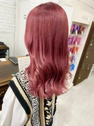 セミロング カラー 札幌ブリーチカラー/ ダブルカラー/ドイのヘアスタイル