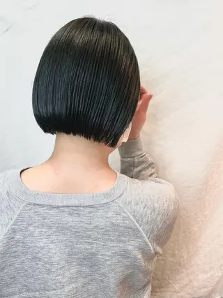 ショート カラー ショート/ボブ/ メンズ/縮毛矯正のヘアスタイル