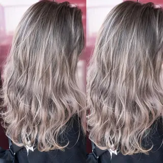 カラー メンズハイトーン メンズバレイヤージュのヘアスタイル
