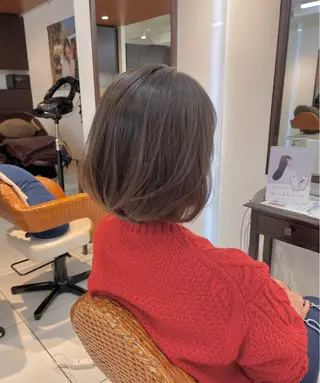 ショート ヘアアレンジ 🎧ayaka/ボブ /透明感カラー🩵のヘアスタイル