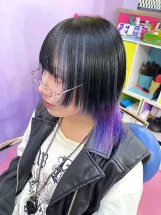 ミディアム TOY🐈‍⬛🎀 派手髪/地雷系のヘアスタイル