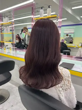 ロング カラー ヘアアレンジ 💗横浜美容室 💗HARUNAのヘアスタイル