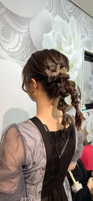 ヘアアレンジ ヘアメイク あゆのヘアスタイル