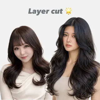 ロング w/o所属・スタイリスト/ 武蔵新城/羽吹紗南のヘアスタイル