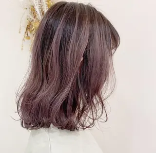 ミディアム カラー 【髪質改善】 梅田　聡のヘアスタイル