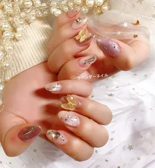 ネイル ラベンダー💖日暮里 ルル💖ネイルのネイルデザイン