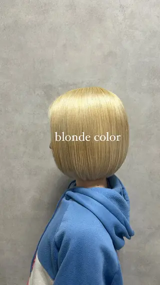 ショート カラー Rin♡透明感ピンク 🎀白肌ラベンダーのヘアスタイル