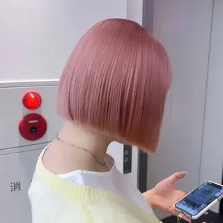 ショート カラー 🍒暖色✖️レイヤー ／Haruna🍒のヘアスタイル