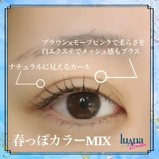 マツエク・マツパ Luana🩵 REIKAのマツエク・マツパデザイン