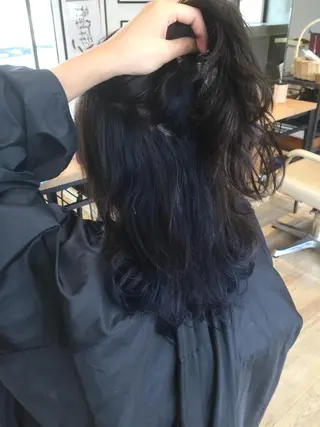 ミディアム 🌈カラー33∞円 🌈北綾瀬 谷中店のヘアスタイル