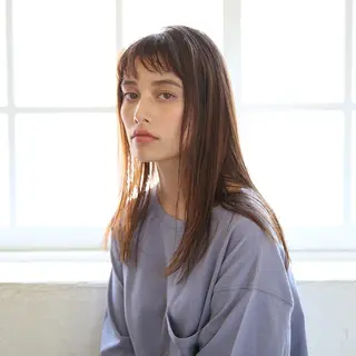 ロング ブリーチ/ハイトーン 天童市/SERINAのヘアスタイル