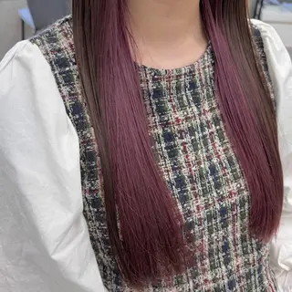 ロング カラー JUNSHIN🦋 ヘアセット／カラーのヘアスタイル
