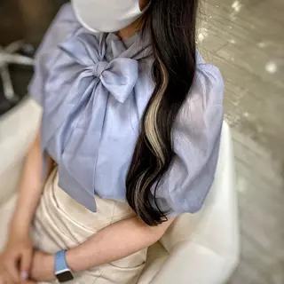 ロング 園田まい/レイヤーカ ット／透明感カラーのヘアスタイル