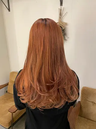 ロング カラー 桒原 ちさのヘアスタイル