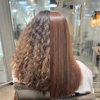 ロング パーマ ヘアアレンジ 🌈インナーカラー ‘ショウマ’🌈のヘアスタイル