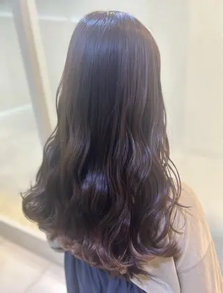 ロング カラー 縮毛矯正/髪質改善/ 艶髪ササキナツミのヘアスタイル