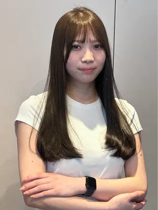 ロング カラー ナチュラル大人っぽい スタイル　MAORIのヘアスタイル