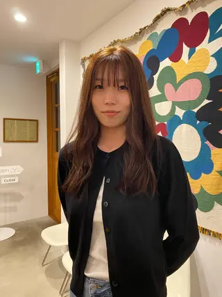 カラー 柏端 愛梨のヘアスタイル