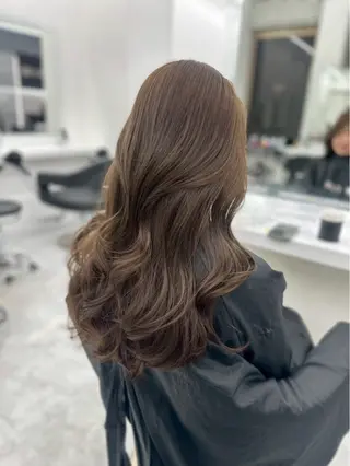 ロング 韓国ワンホン透明感 カラー✨🖤ここあのヘアスタイル