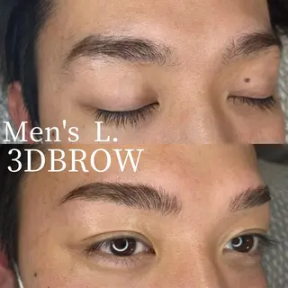 メンズ アイブロウ Ｌ． エルドットのマツエク・マツパデザイン