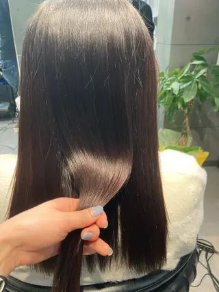 ロング 髪質改善☺︎縮毛矯正 ふじい まりんのヘアスタイル