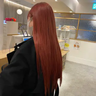 ロング カラー 韓国風・ブリーチなし ・あり後藤 一斗店長のヘアスタイル