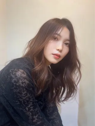 セミロング 表参道/レイヤー/ アブミヒロトのヘアスタイル