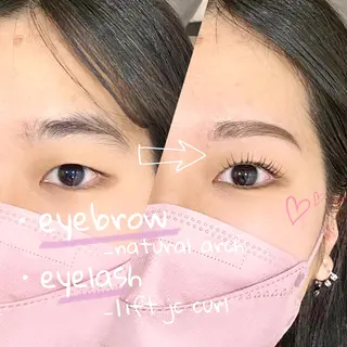 マツエク・マツパ アイブロウ 𝙈𝙊𝙔𝙐🎀 韓国風/束感まつ毛のマツエク・マツパデザイン