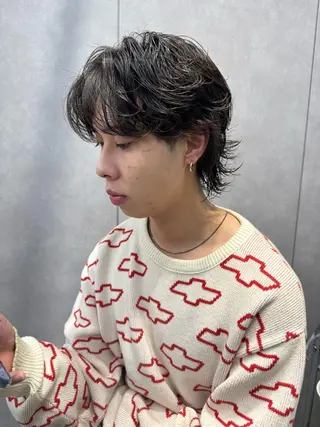 パーマ メンズ ✨評価no.1✨ ヒグチリョウヤ✨のヘアスタイル