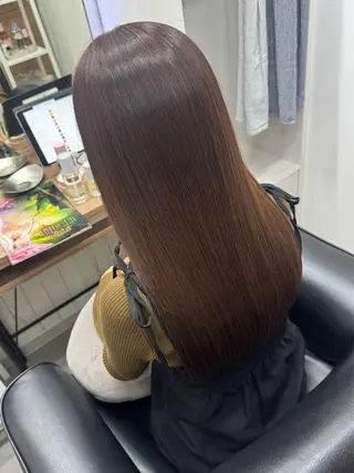 ロング カラー 艶髪改善師/高橋潤 /縮毛矯正のヘアスタイル