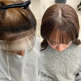 セミロング ✨髪質改善✖︎顔周り レイヤー✨ナカムラのヘアスタイル