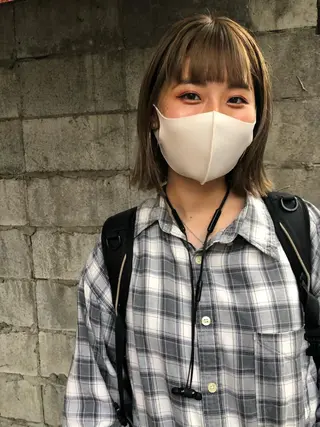 セミロング カラー NOUN所属・eri kinjoのヘアスタイル