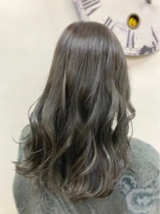セミロング 似合わせ×透明感 カラー🤍MAOのヘアスタイル