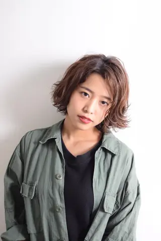 ショート パーマ 東 大貴のヘアスタイル