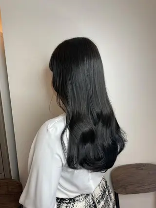 セミロング カラー パーマ ヘアアレンジ newi grande 横浜店のヘアスタイル