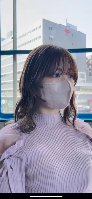 セミロング カラー ヘアアレンジ 🌿美髪縮毛矯正 のプロ安川🌿のヘアスタイル