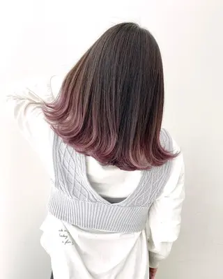 セミロング 【公式】amble luxe 中野のヘアスタイル
