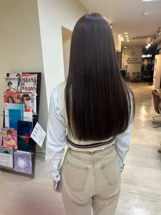 ロング カラー 早﨑 映天のヘアスタイル