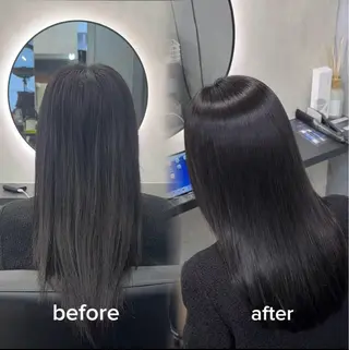 ロング カラー ヘアアレンジ 新宿 /髪質改善/ 縮毛矯正/ヒュウガのヘアスタイル