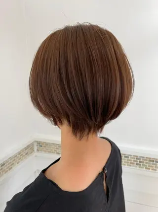 ショート 💚ᩚMISAKI/ 艶髪カラー💚ᩚのヘアスタイル