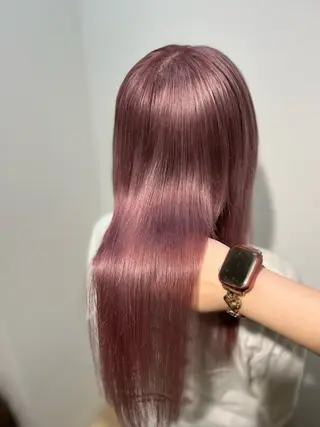 ロング カラー ぴんく髪の美容師🎀 🖤ゆうなのヘアスタイル