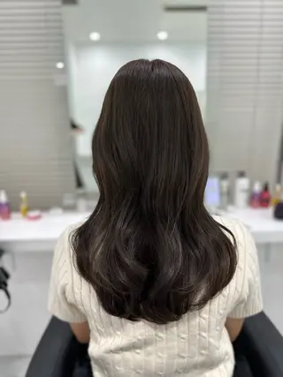 セミロング カラー ♡上品韓国髪♡ブラ ウン/SAYATOのヘアスタイル