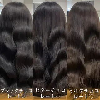 ロング カラー プル艶職人/ にしものヘアスタイル