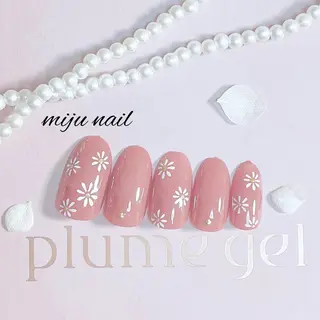 ネイル ❁miju nail 大人上品/自爪育成のネイルデザイン