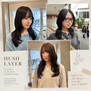 ミディアム カラー ラフで可愛いヘア 🐈‍⬛Rukaのヘアスタイル