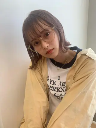 ショート カラー stylist店長 岡本真依のヘアスタイル