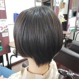 ショート Well‘s黒木🌿 レイヤー💎寒色のヘアスタイル