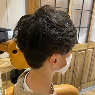 ショート カラー パーマ ヘアアレンジ メンズ キッズ ネイル マツエク・マツパ ✂︎ショート、ボブ、 レイヤー🩵YUMIのヘアスタイル
